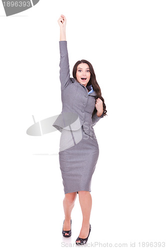 Image of very happy business woman