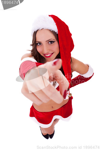 Image of sexy santa pointing to you