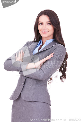 Image of happy business woman
