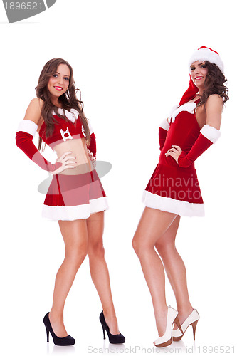 Image of sexy santa women posing 