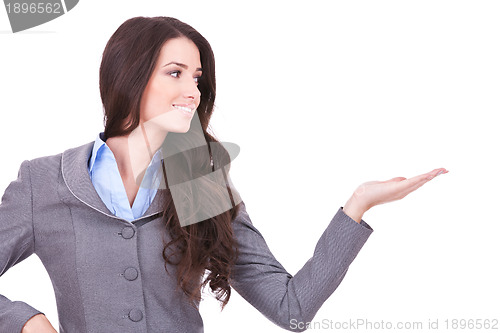 Image of business woman presenting 
