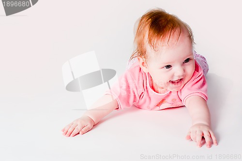 Image of adorable little baby girl