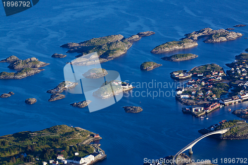 Image of Scenic Henningsvaer on Lofoten