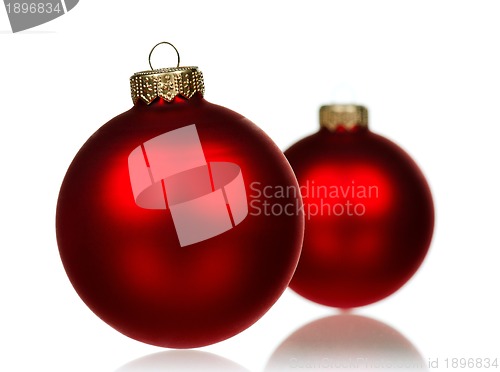 Image of Red baubles