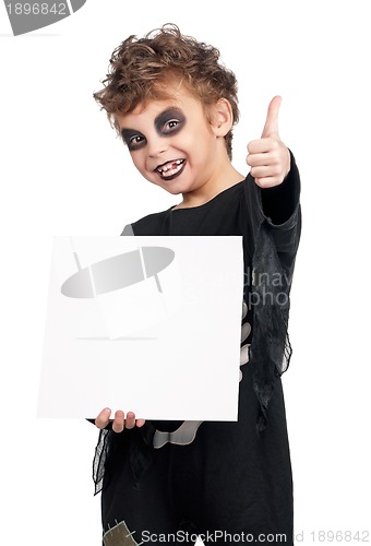 Image of Child in halloween costume