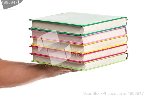 Image of Hand with books