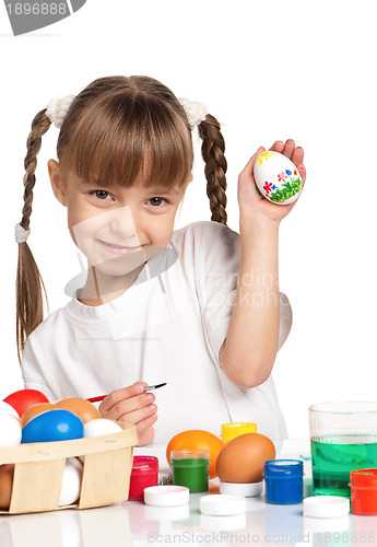 Image of Children with Easter eggs