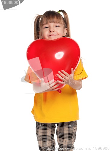 Image of Girl with heart