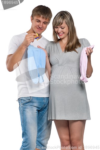 Image of Pregnant woman with husband