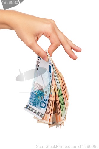 Image of Hand with euro