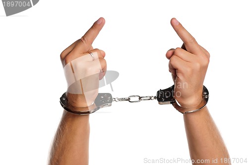 Image of Hand with handcuffs