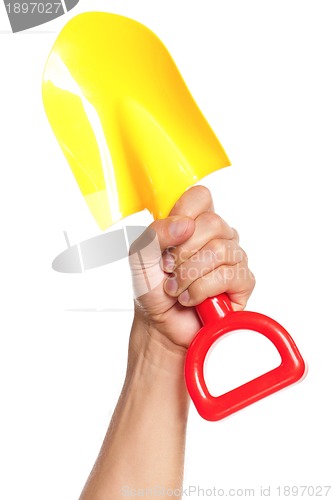 Image of Hand with spade