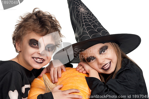 Image of Child in halloween costume