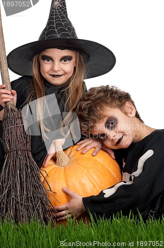 Image of Child in halloween costume