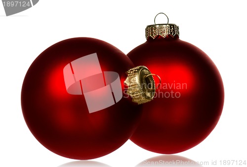 Image of Red baubles