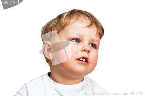 Image of Portrait of the little boy, close up