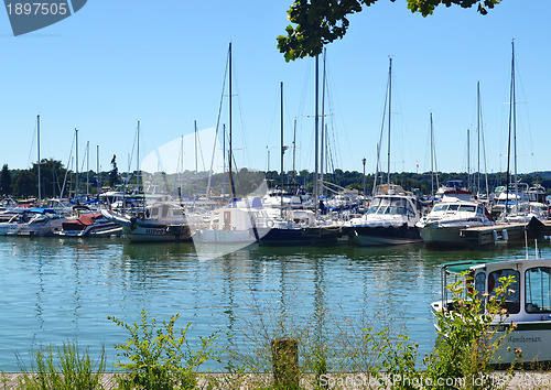 Image of Sailboat harbour.