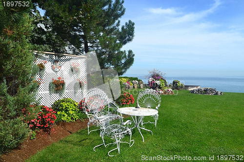 Image of Lovely back yard.