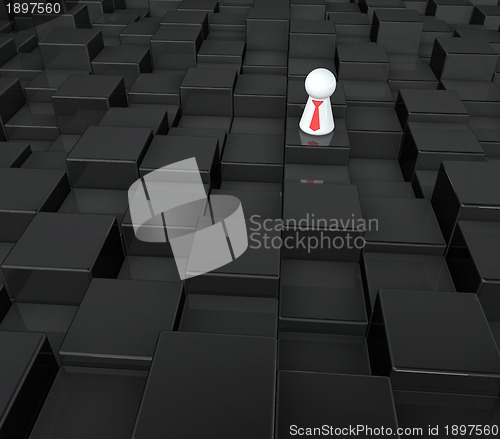 Image of lost in cube space