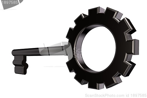 Image of gear wheel key