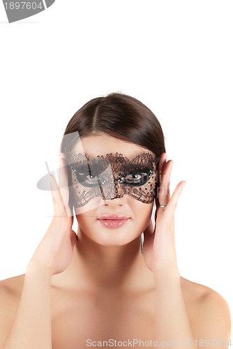 Image of girl at mask