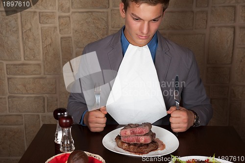 Image of eat a beef steak