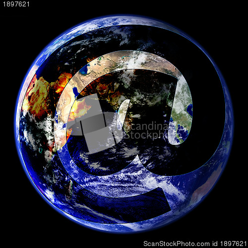 Image of World Wide Email Globe East