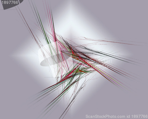 Image of Abstract Fractal Art Lines Object