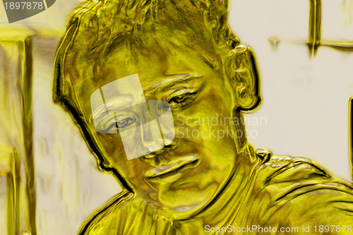 Image of Golden Embossed Young Boy