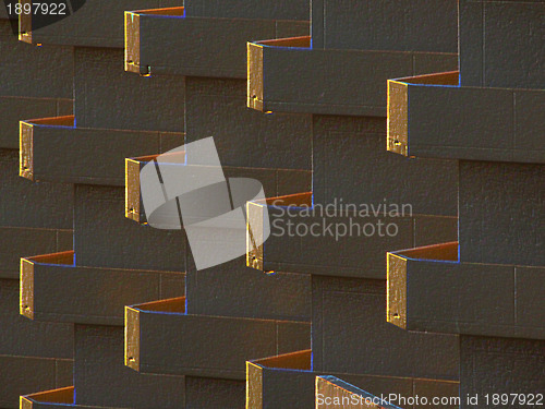 Image of 3D Fantasy Image of Residential Flats Passages 