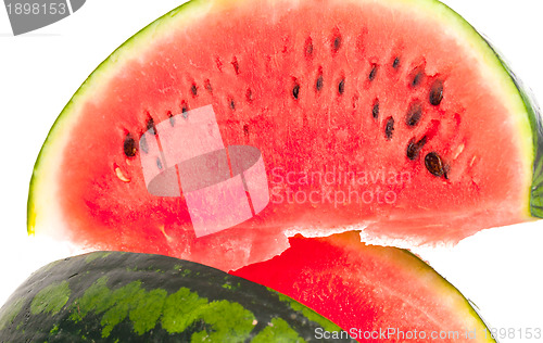 Image of Sliced ripe fresh watermelon