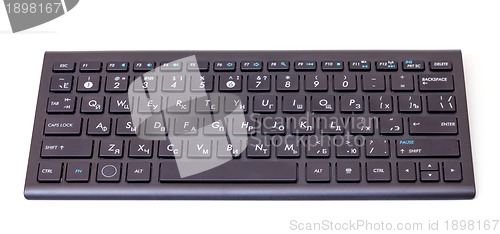 Image of Black computer keyboard