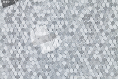 Image of Background of textured silver hexagon
