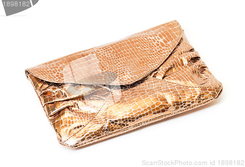 Image of Shiny gold evening bag