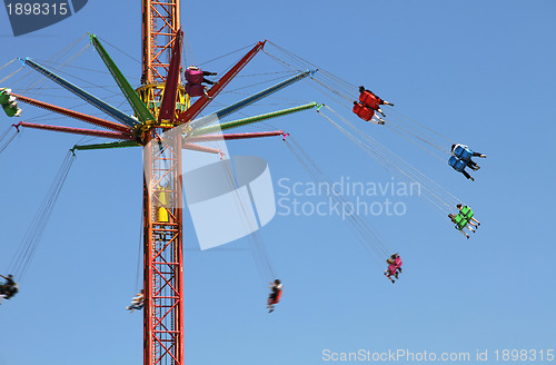 Image of Carousel in an amusement park