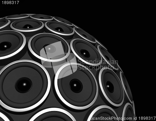 Image of speakers sphere