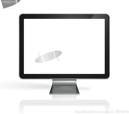 Image of 3D television screen