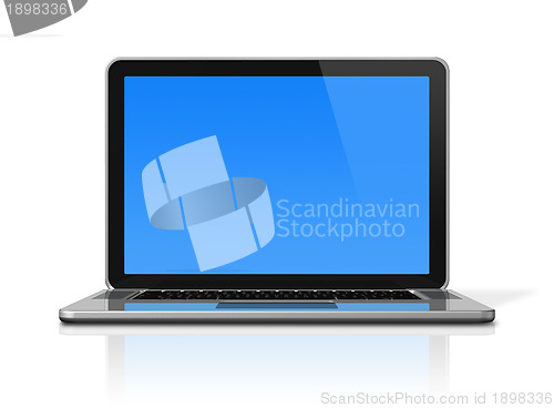 Image of Laptop computer isolated on white