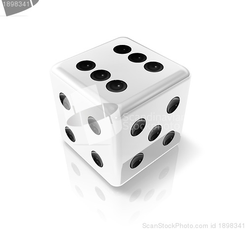 Image of white win dice