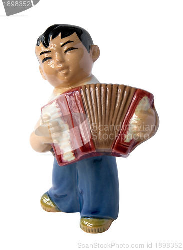 Image of chinese accordion player