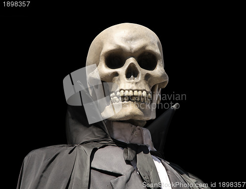 Image of grim reaper. death's skeleton