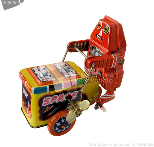 Image of three wheeler robot toy