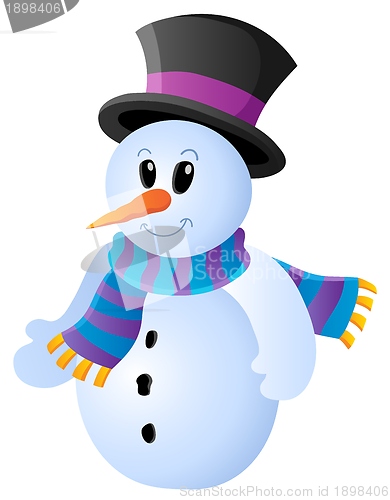 Image of Winter snowman theme image 1