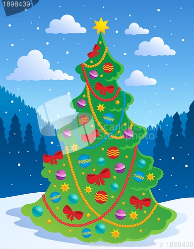 Image of Christmas tree theme 3