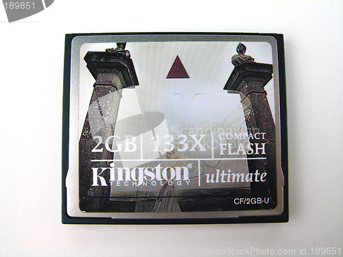 Image of Compact Flash memory card # 2