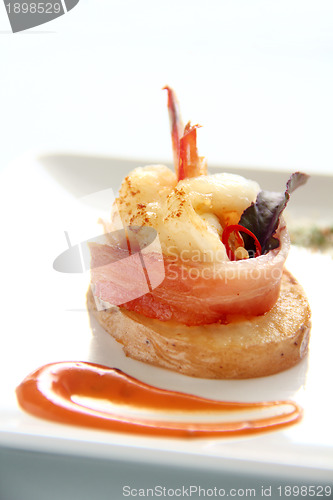 Image of Shrimp On Poatato