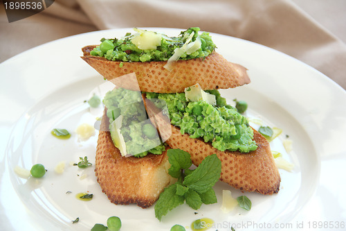 Image of Green Pea Baguettes