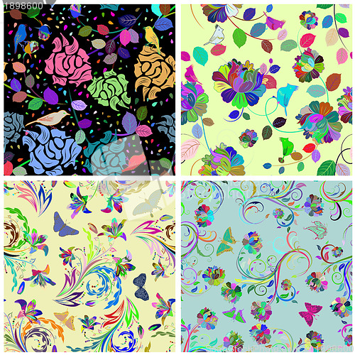 Image of seamless floral pattern