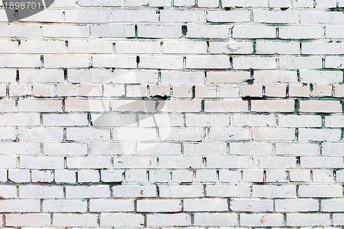 Image of Vintage white background brickwall