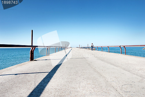 Image of pier on the sea